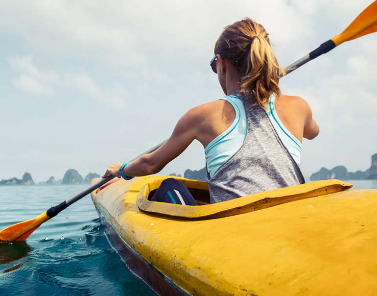 Kayaking at the End of the World