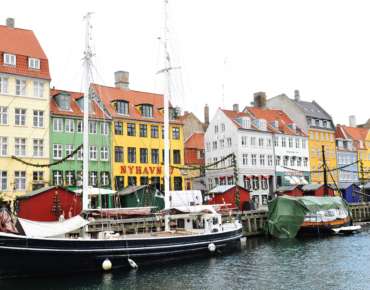 Nyhavn in Copenhagen, Denmark