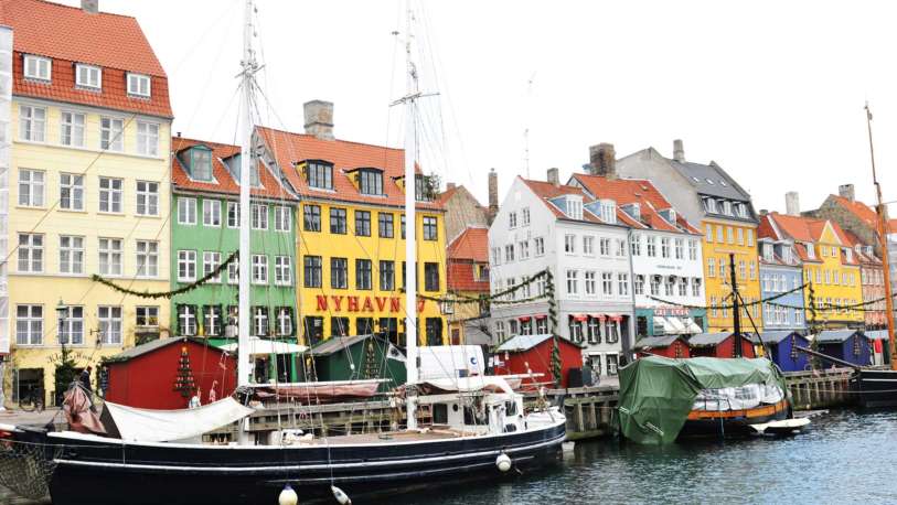 Nyhavn in Copenhagen, Denmark